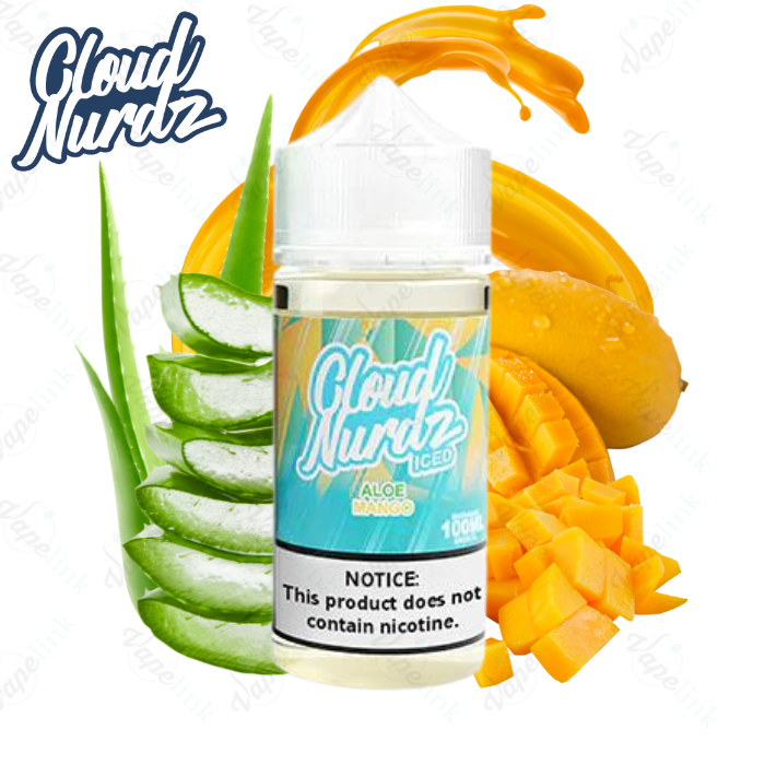 CloudNurdz-AloeMango100mlUSAvapelink.com_.au_4700c0a4-c721-4ac7-8b7c-b4a8c12dd0b5.png Cloud Nurdz | ICED | Aloe Mango ICED 100ml - Image 1