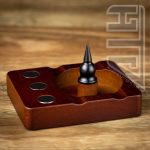 Wooden Debowler Stand W/ Steel Spike (for Dynavap) - Image 2