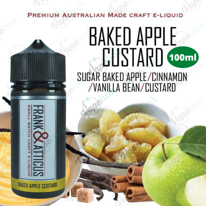 Frank_Atticus_-_Baked_Apple_Custard_100ml.png Frank & Atticus – Baked Apple Custard 100ml - Image 1