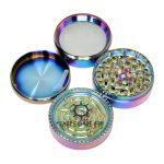 EC420 Maze 65mm 4-Piece Grinder – Purple - Image 2