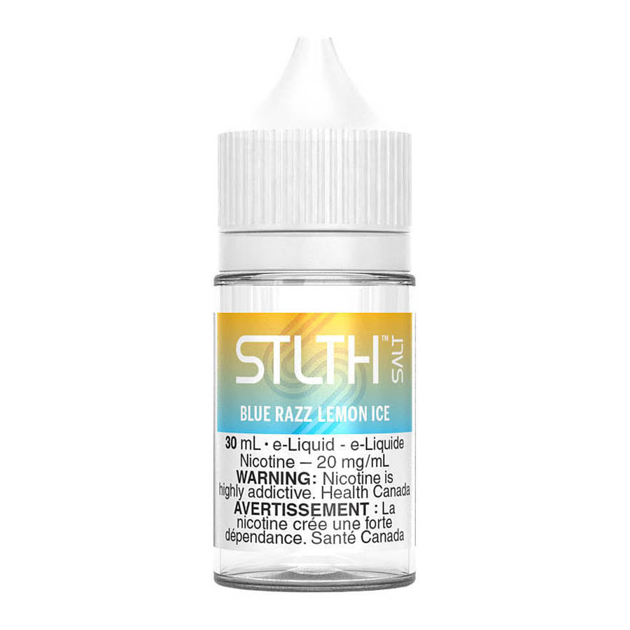 stlth-salt-nic-e-liquid-blue-razz-lemon-ice-30ml.jpg STLTH Salt Nic E-Liquid – Blue Razz Lemon Ice 30ml - Image 1